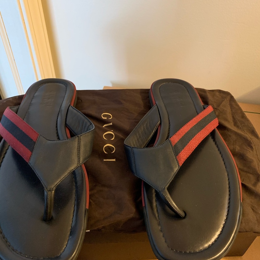 Gucci flip flops
